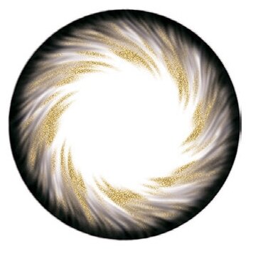 Цветные контактные линзы Офтальмикс Buterfly Gold (2 линзы) -6.00 R 8.6 Angel (Ангел)
