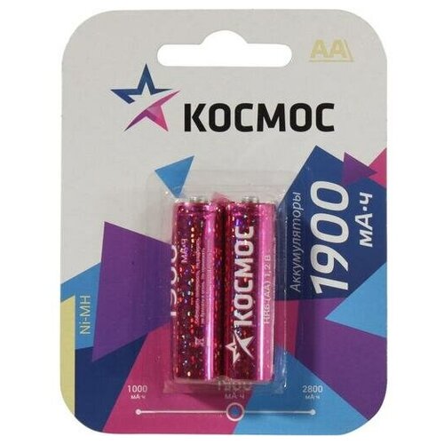 Аккумулятор Космос КОСR6NIMH(1900mA) аккумулятор ni mh 2100 ма·ч 1 2 в kodak aa hr6 4bl в упаковке 4 шт