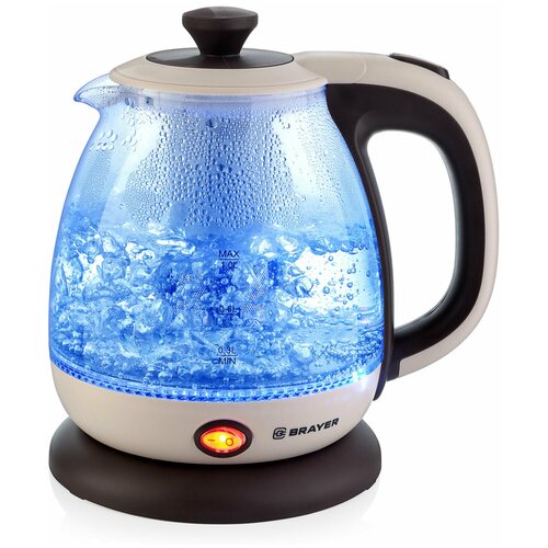 Чайник со съемным заварником BRAYER BR1046 1 л 1100 Вт закрытый нагревательный элемент бежевый 283300₽