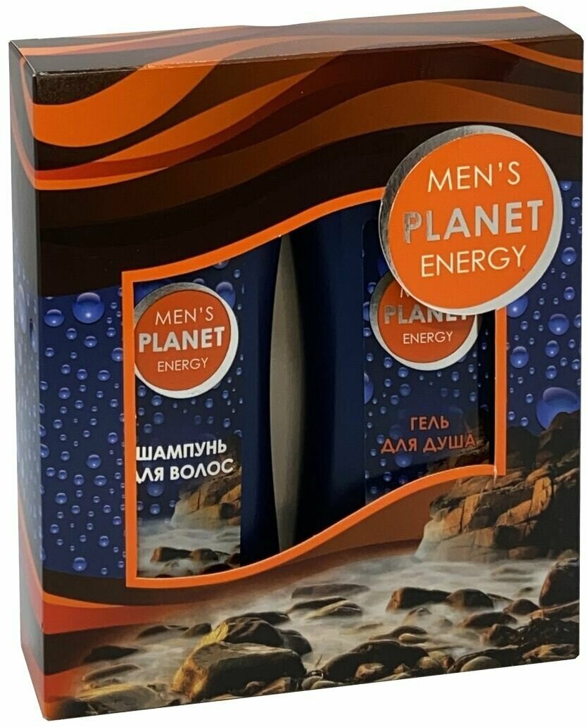 Фестива Набор мужской Mini Men's Planet Energy (Шампунь 250мл+Гель для душа 250мл)