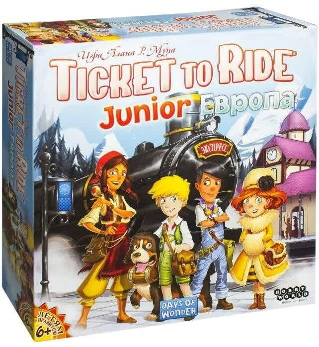 Настольная игра Hobby World Ticket to Ride Junior: Европа 1867