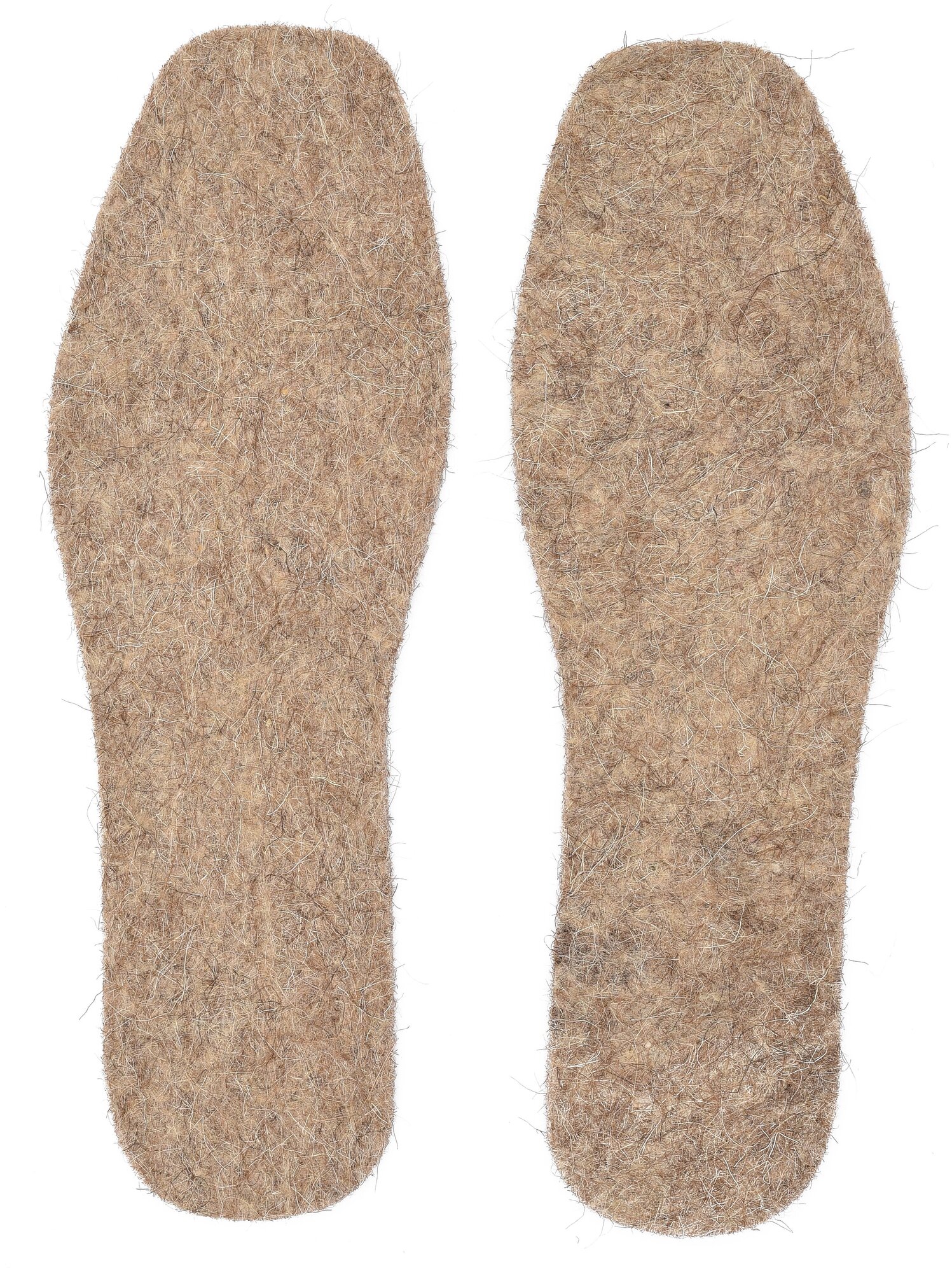 Стельки войлочные толстые для обуви, теплые, зимние (2 пары 49-го размера) - фотография № 2