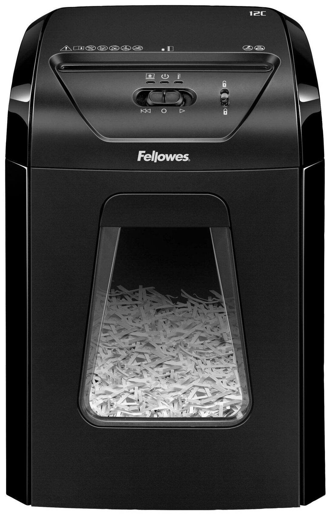 Shredder Fellowes PowerShred 12C (crc71201) (4х40мм, 12 листов, 224мм) .