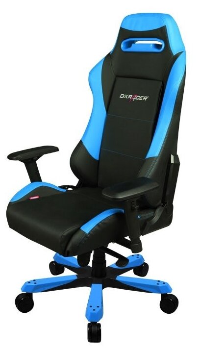 Кресло игровое DXRacer Iron черный/синий (oh/is11/nb) .