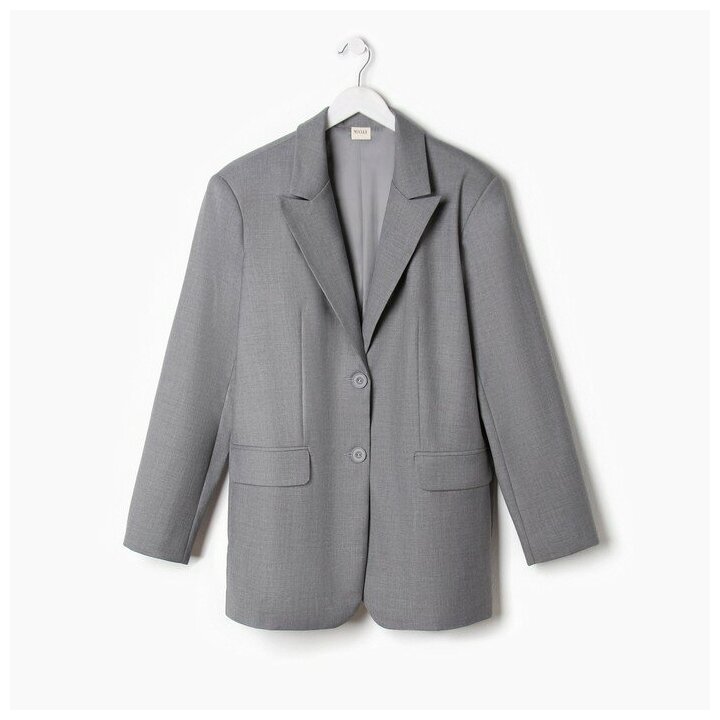 Пиджак женский MINAKU: Classic цвет серый 