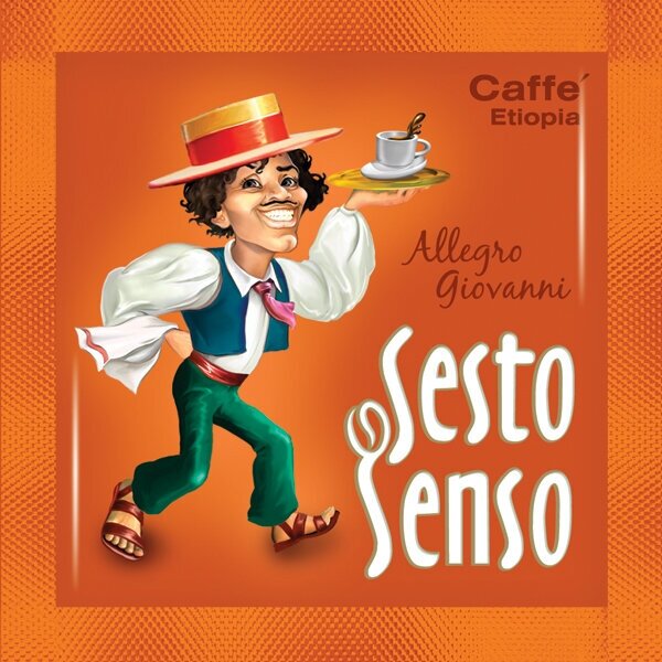 SESTO SENSO / Кофе в чалдах "Allegro Giovanni" (чалды, стандарт E.S.E., 44 мм ),18 шт - фотография № 2