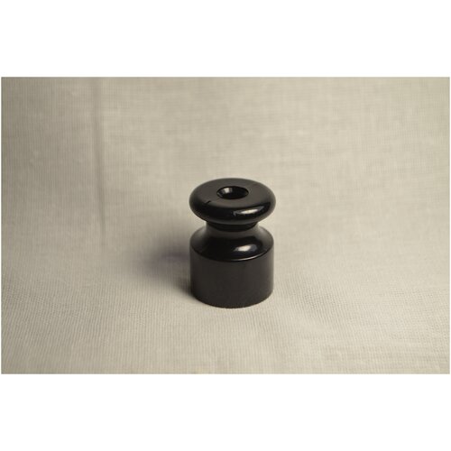 PrimaLuce Ретро изолятор, пластик, цвет черный, 1уп/100шт.