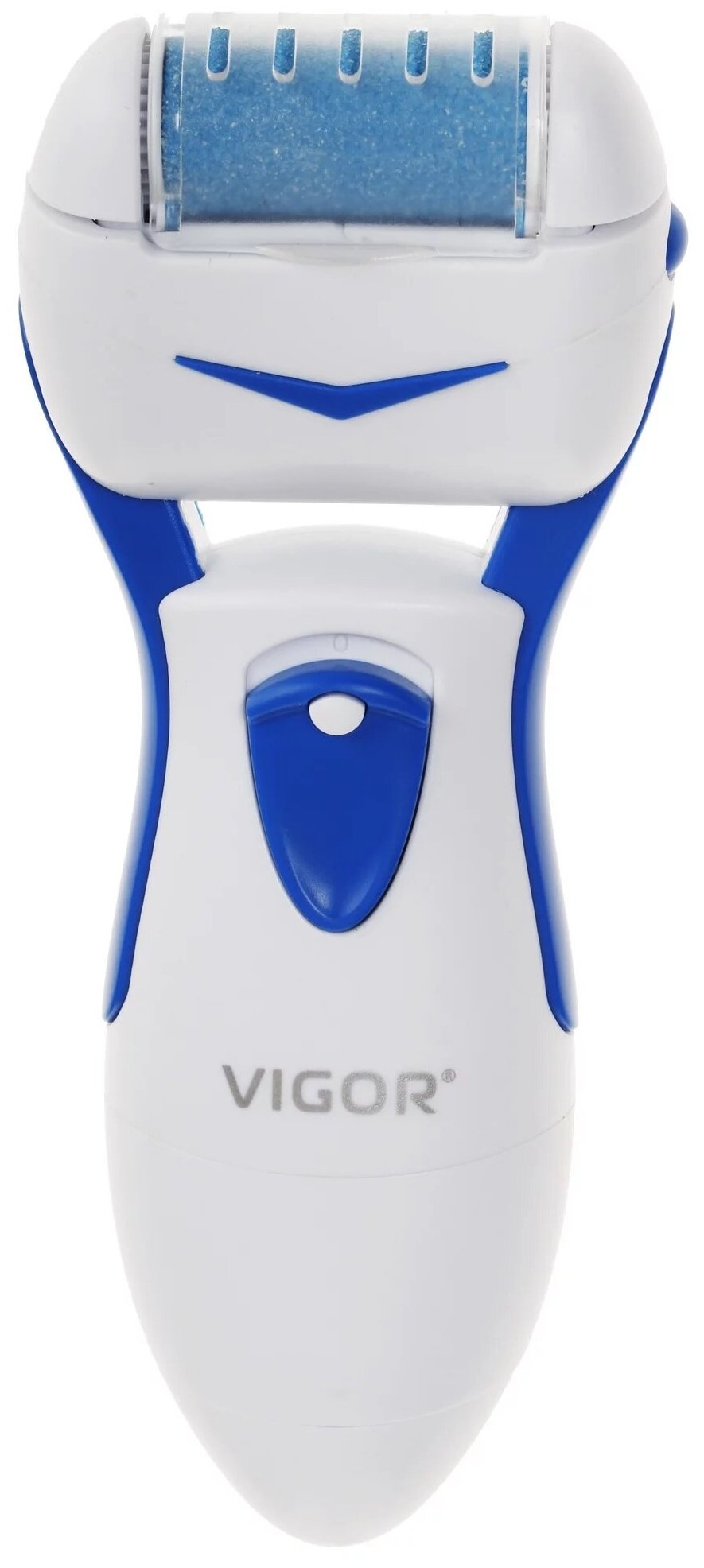 Пемза эл. Vigor HX-8603 /2 сменных насадки-ролика, 2 батарейки АА