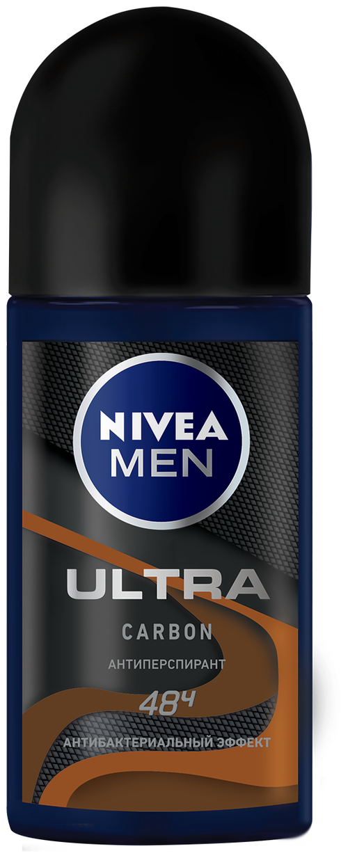 Nivea Антиперспирант ролик Men Ultra Carbon, 50 мл