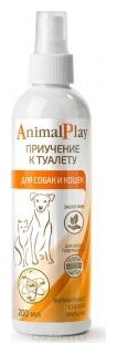 Animal Play спрей для собак и кошек, коррекция поведения на природных ферментах, приучение к туалету 250 гр (2 шт)