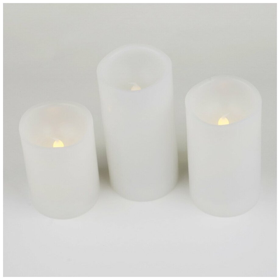 Фигурка светодиодная набор свечи Белый теплый UL-00007256 ULD-F050 WARM WHITE CANDLE