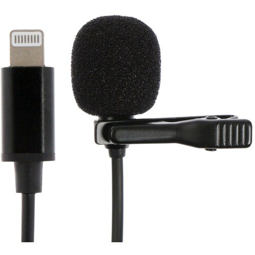 Микрофон на прищепке G-103 20-15000 Гц -34 дБ 22 кОм Lightning 15 м черный 65800₽