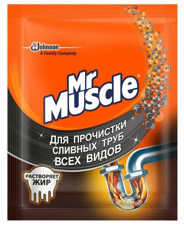 Mr. Muscle гранулы для прочистки труб