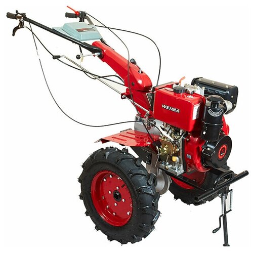 Мотоблок WEIMA 9 л.с WM1100BE (дизел.дв., 406 см3, шир 80-130 см,глуб.15-35 см (колесо 5.00-12, фреза с дисками -40 лезвий (10 рядов по 4 штуки), руч