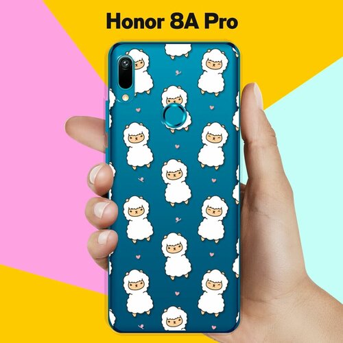 Силиконовый чехол Узор из лам на Honor 8A Pro силиконовый чехол цветной узор на honor 8a pro