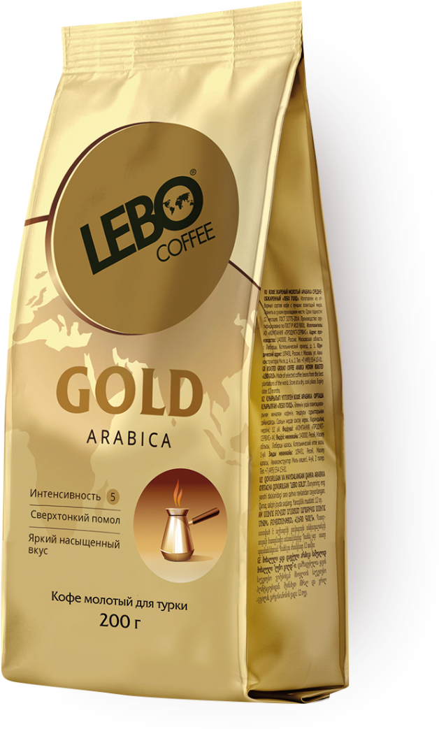 Кофе молотый Lebo Gold Arabica 200г - фото №19
