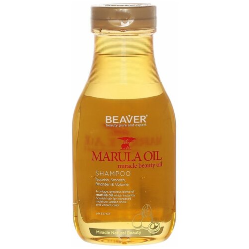 BEAVER шампунь Marula Oil с маслом марулы, 350 мл сыворотка beaver с маслом марулы 100 мл