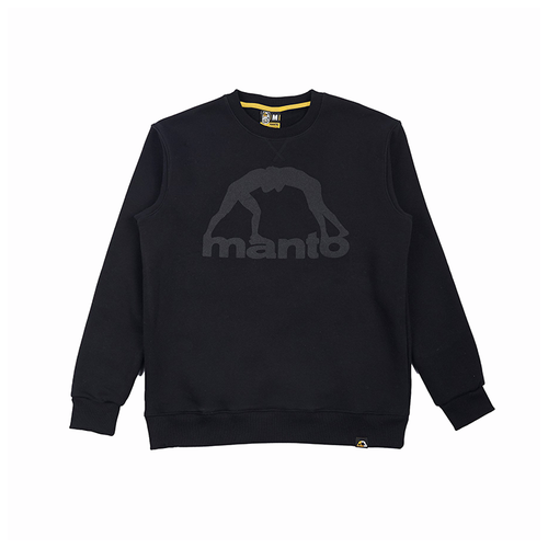 Толстовка Manto, размер 56/60, черный толстовка manto hoodie vibe 21 grey black s