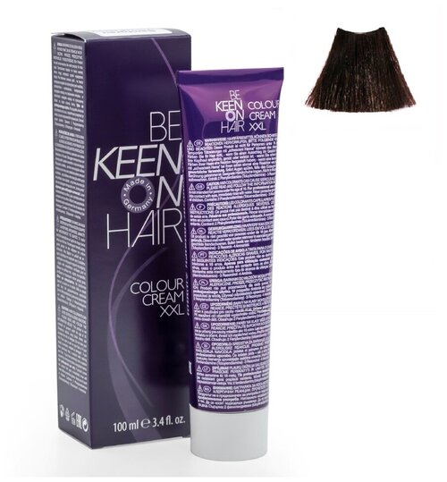 KEEN Be Keen on Hair крем-краска для волос XXL Colour Cream, 4.0 mittelbraun