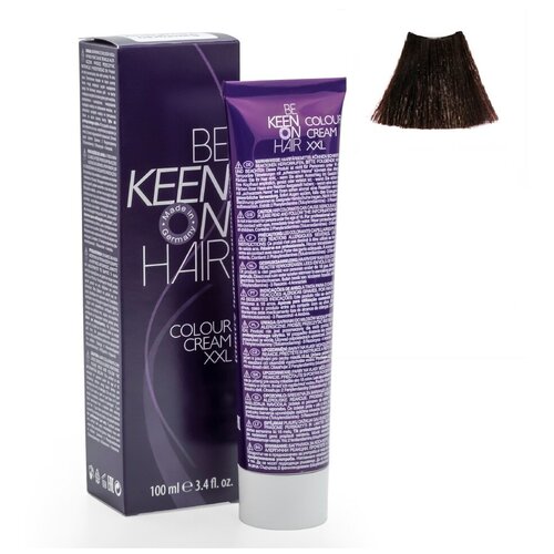 KEEN Be Keen on Hair крем-краска для волос XXL Colour Cream, 4.0 mittelbraun