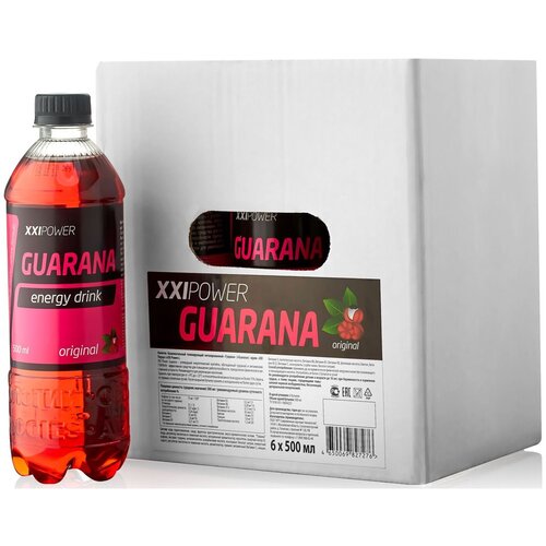 Предтренировочный комплекс XXI Power Guarana original 6 шт. 3000 г 1 шт. 500 мл