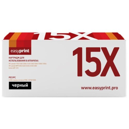 Картридж лазерный унив. LH-15X U EasyPrint 7115X/2613X/2624A/EP25 чер картридж easyprint lh 15x u 4000 стр черный