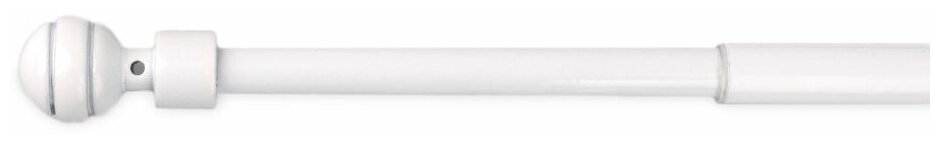 Мини-карниз OLEXDECO «Паола» Белый глянец 80-120 см - фотография № 3