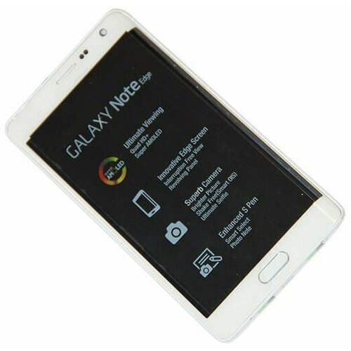 Дисплей для Samsung SM-N915F (Galaxy Note Edge) модуль в сборе с тачскрином <белый>