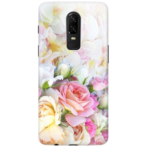 фото Re:pa накладка transparent для oneplus 6 с принтом "нежные розы"