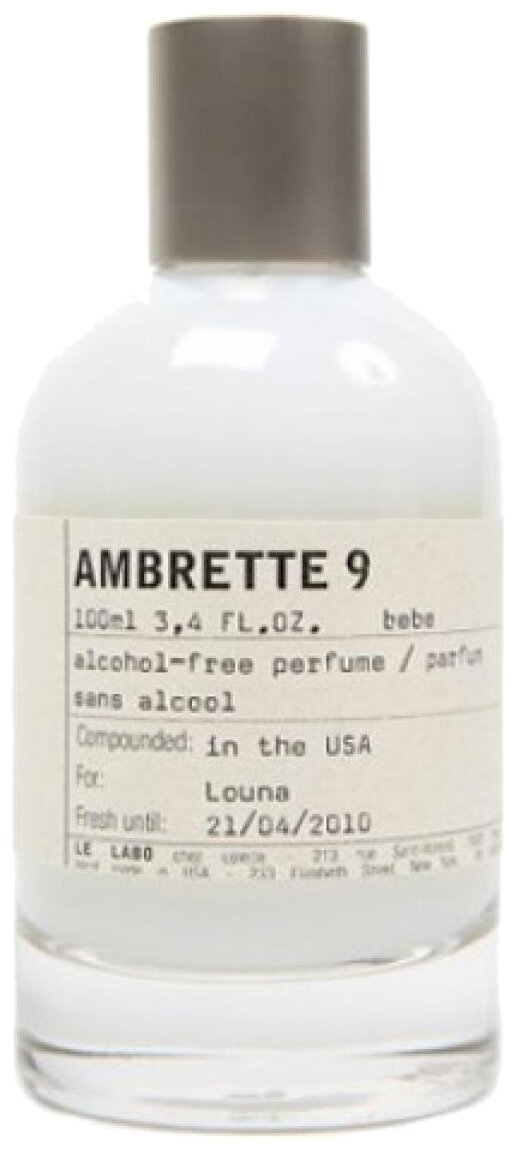 Le Labo парфюмерная вода Ambrette 9, 100 мл