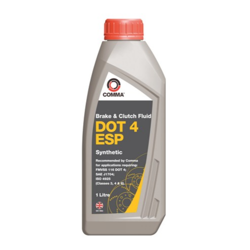 COMMA DOT 4 ESP BRAKE FLUID (1L)_жидкость тормозная! DOT 4 ESP