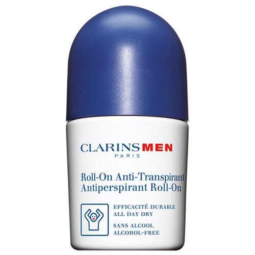 Clarins men Anti-Transpirant Roll-On дезодорант-антиперспирант шариковый, для мужчин, 50 мл