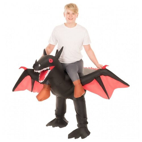 фото Детский надувной костюм 'верхом на драконе', размер универсальный. morphcostumes