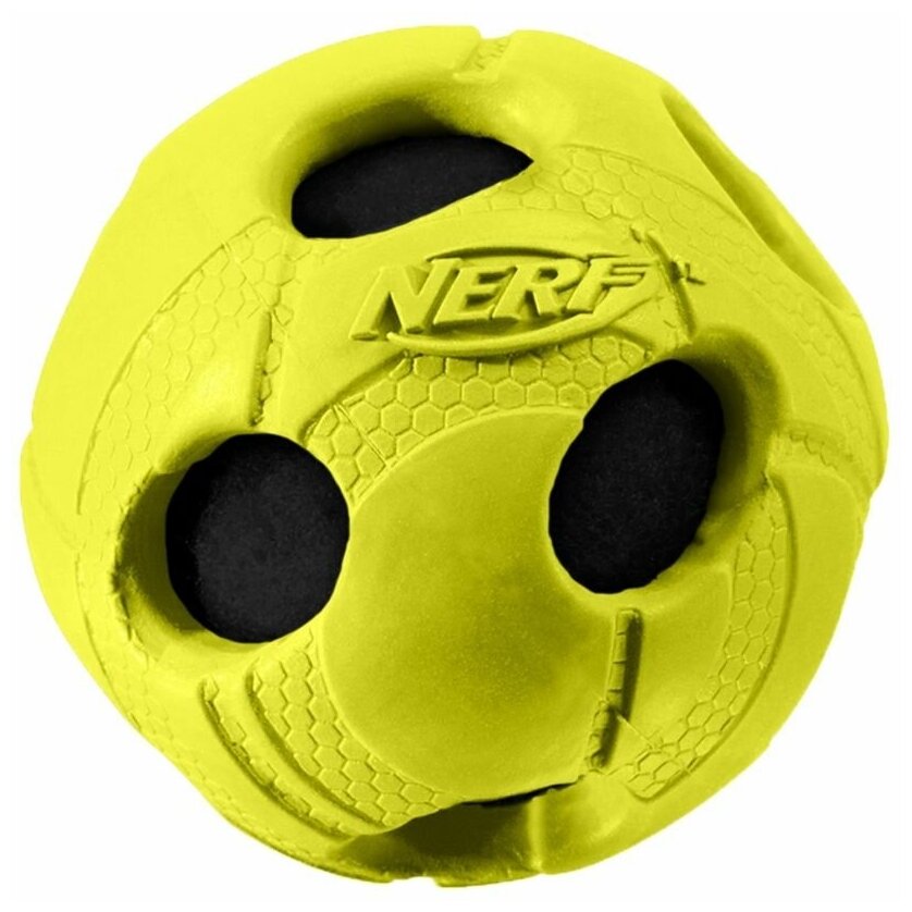 Мяч с отверстиями игрушка для собак 9 см