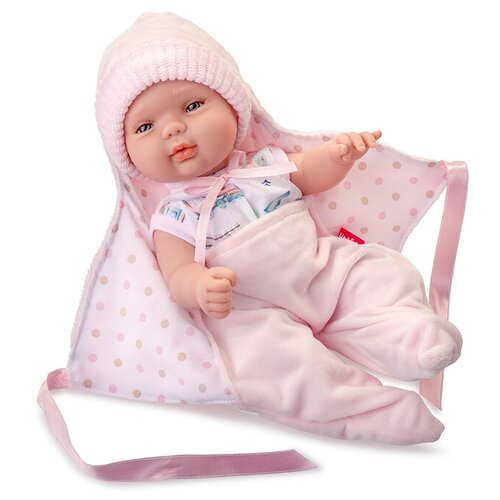 фото Berjuan кукла берхуан (бержуан) (berjuan baby smile saquito rosa) пупс в розовом конвертике (30 см)