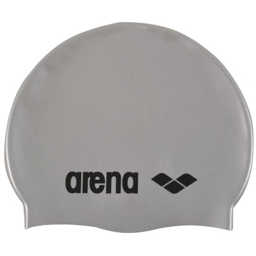 Шапочка для плавания Arena Classic Silicone, серая