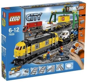 Электромеханический конструктор LEGO City 7939 Грузовой поезд