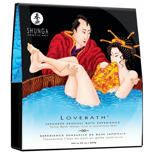 Соль для ванны Lovebath Ocean temptation, превращающая воду в гель - 650 гр.