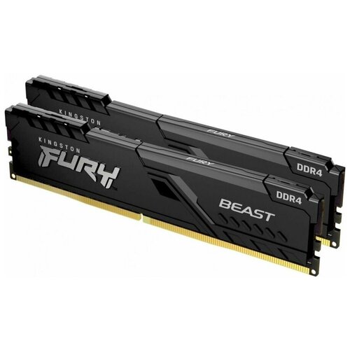 Оперативная память Kingston Fury Beast DDR4 3200 МГц_PCFURY-8G3200X2 2x8 ГБ KF432C16BBK216 500000₽