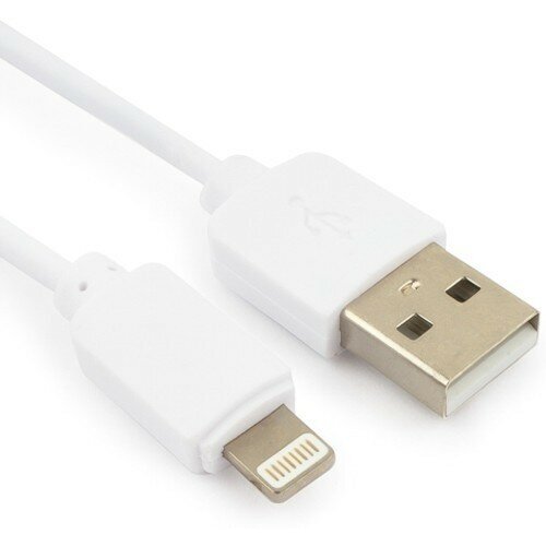 Кабель USB2.0 Am Lightning Lightning Гарнизон GCC-USB2-AP2-0.3M-W, белый - 0.3 метра, 3 штуки кабель lightning 1м гарнизон круглый белый