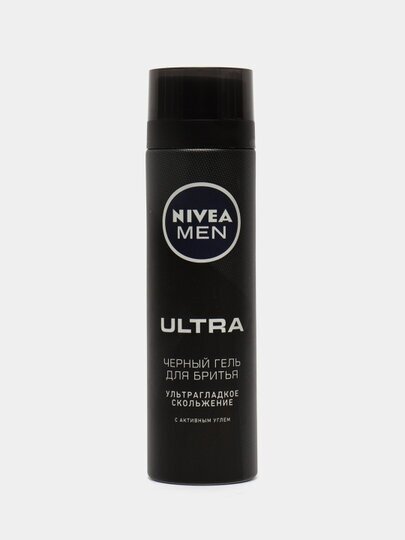 Черный гель для бритья Nivea Men Ultra, 200 мл - фото №16