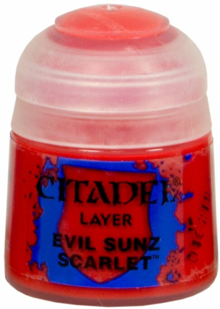   Warhammer Games Workshop   :    (Paint Pot: Evil Sunz Scarlet)