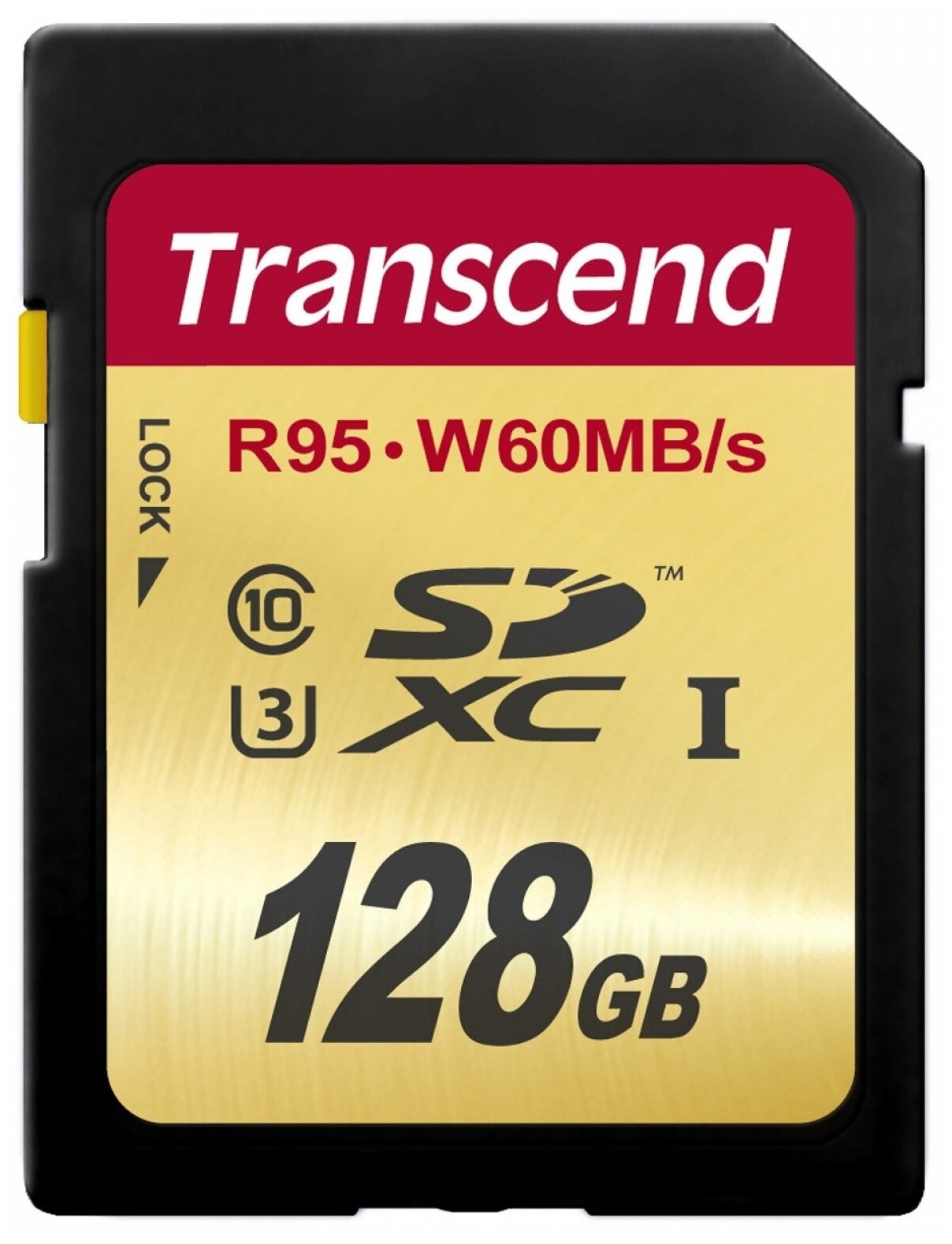 Transcend 128GB SDXC Class 10 UHS-I U3 V30 R95, W60MB/s