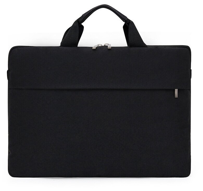 Сумка для ноутбука 13-14.1 дюймов, макбука (Macbook), ультрабука / Деловая сумка с карманом, размер 36-27-4 см, черный
