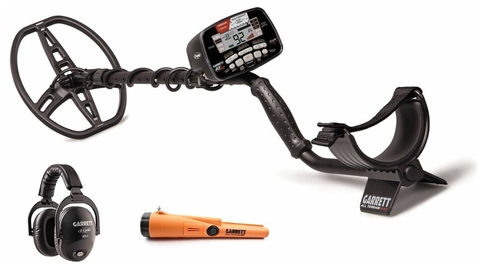 Металлоискатели Garrett AT Max с пинпойнтером Pro-Pointer AT Z-Lynk и наушниками