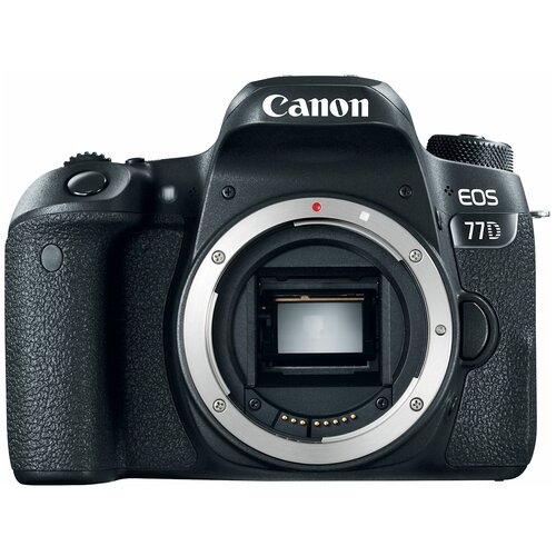 Фотоаппарат Canon EOS 77D Body, черный телеконвертер kenko hd pro 1 4x dgx c ef