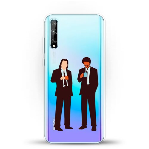 фото Силиконовый чехол винсент и джулс на huawei y8p andy & paul