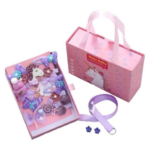 Комплект заколок для девочки 18шт. Happy