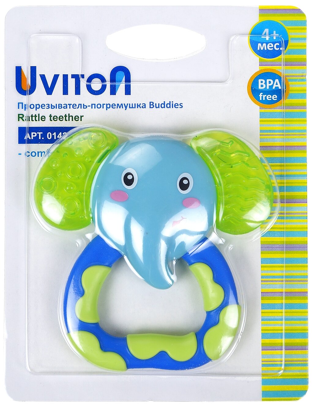 Прорезыватель Uviton Buddies Слоник