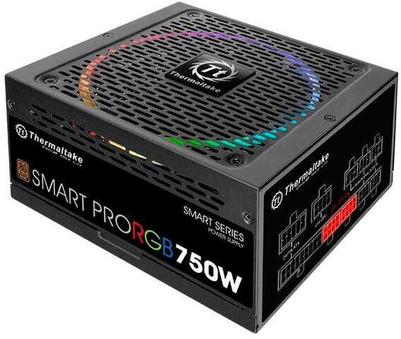 Блок питания Thermaltake Smart Pro RGB 750W PS-SPR-0750FPCBEU-R